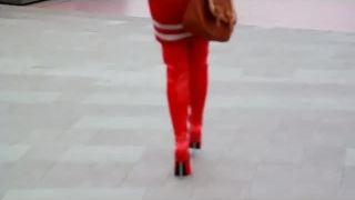 Leather And Over The Knee Boots